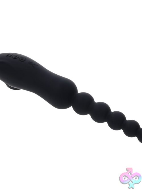 Let It Bead Vibrating Anal Beads With Clitoral Suction – Black - Image 3