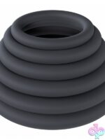 Levelz Classic Silicone Cock Ring Set of 6 – Black - Image 2