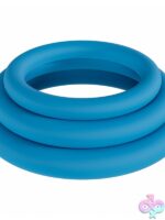 Levelz Classic Silicone Cock Ring Set XS/S/M – Teal - Image 2