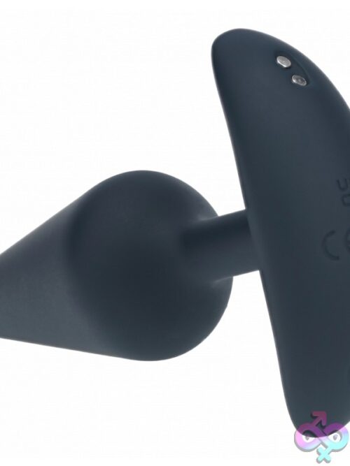 Levelz Classic Vibrating Silicone Anal Plug Medium Black - Image 2