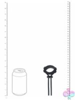 Levelz Detachable Wide Adjustable Silicone Lasso Cock Ring – Black - Image 3