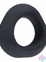 Levelz Ergo Liquid Silicone Cock Ring Black - Image 2