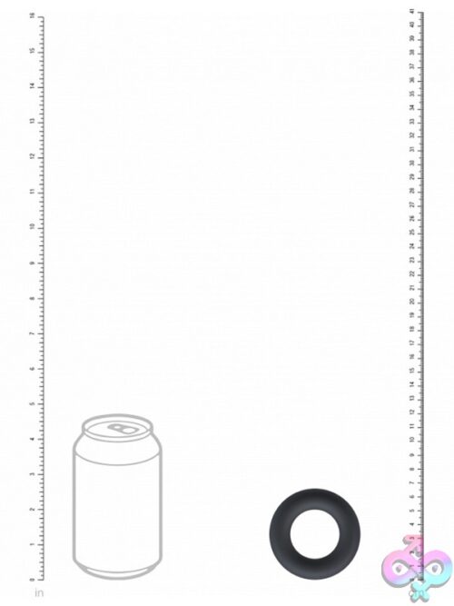 Levelz Liquid Silicone Cock Ring Large – Black - Image 3
