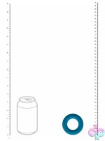 Levelz Liquid Silicone Cock Ring – Teal - Image 3