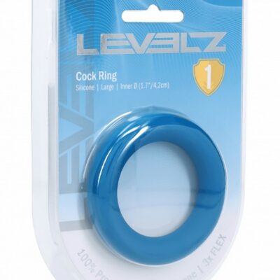 Teal liquid silicone cock ring smooth and stretchy by Shots Toys