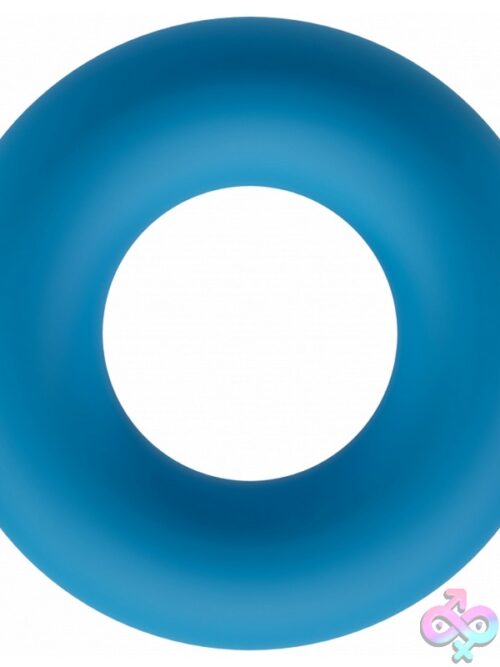 Levelz Liquid Silicone Cock Ring – Teal - Image 2