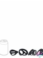 Levelz Set Of 4 Silicone Cock & Ball Rings – Black - Image 3
