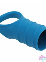 Levelz Silicone Cock Ring & Ribbed Sleeve - Image 2