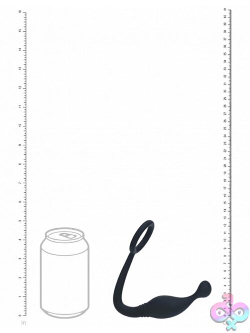 Levelz Silicone Cock Ring With Prostate Stimulator – Black - Image 3