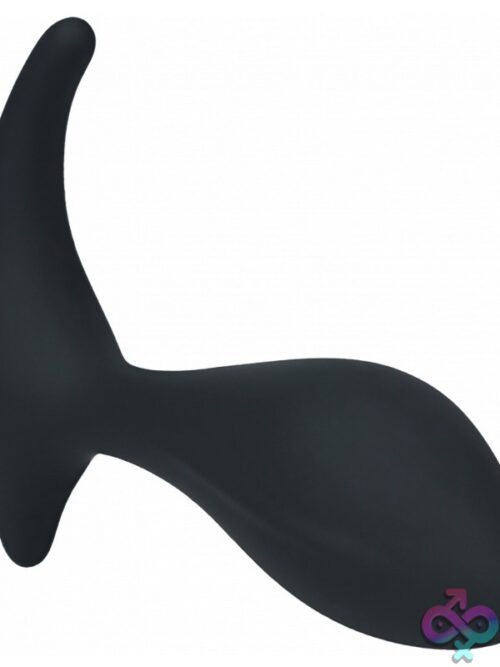 Levelz Single Ripple Silicone Prostate Massager Black - Image 2