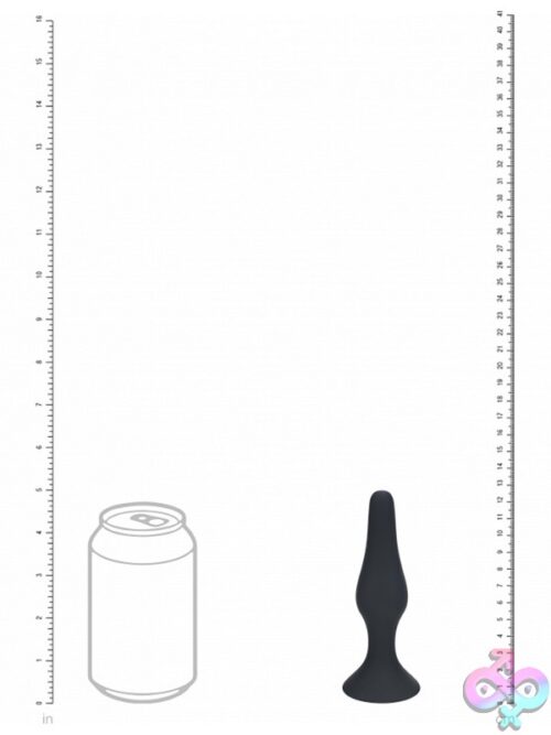Levelz Slim Silicone Anal Plug Large – Black - Image 3
