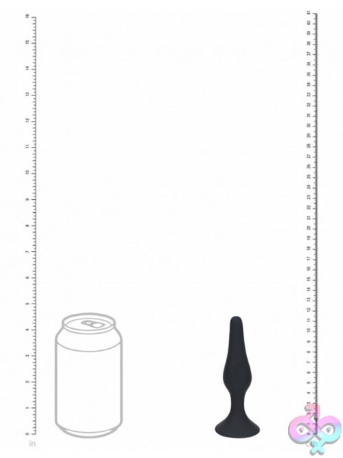 Levelz Slim Silicone Anal Plug Medium Black - Image 3