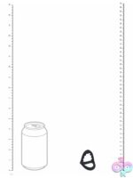Levelz Soft Bead Grip Silicone Cock & Ball Ring Black - Image 3