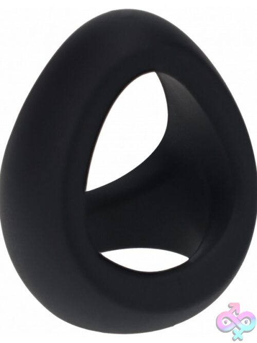 Levelz Soft Tri-O Silicone Cock Ring – Black - Image 2