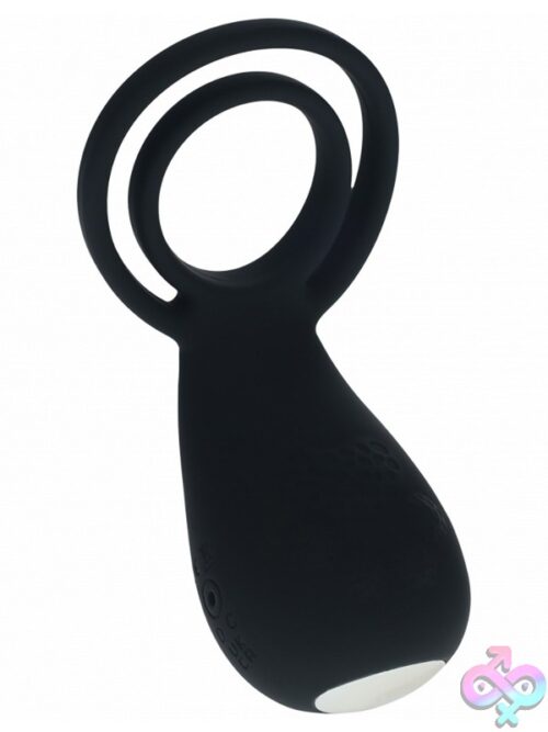 Levelz Vibrating Cock &Amp; Ball Ring With Paw Stimulator – Black - Image 2
