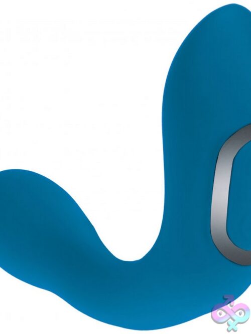 Levelz Vibrating Heating Bendable Tapping Silicone Prostate Stimulator – Teal - Image 4