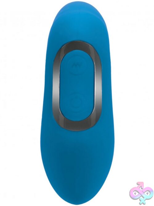 Levelz Vibrating Heating Bendable Tapping Silicone Prostate Stimulator – Teal - Image 5