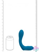 Levelz Vibrating Heating Bendable Tapping Silicone Prostate Stimulator – Teal - Image 6