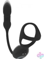 Vibrating & Thrusting Tri-O Cock Ring with Prostate Stimulator – Black - Image 2
