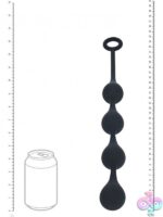 Levelz Waterdrop Silicone Anal Balls Medium – Black - Image 4
