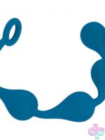 Levelz Waterdrop Silicone Anal Balls Medium – Teal - Image 3