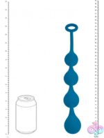 Levelz Waterdrop Silicone Anal Balls Medium – Teal - Image 4