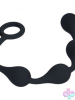 Levelz Waterdrop Silicone Anal Balls Small – Black - Image 3