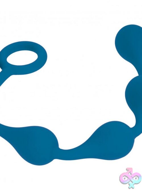 Levelz Waterdrop Silicone Anal Balls Small – Teal - Image 3