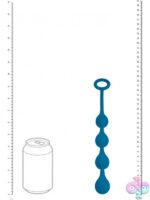Levelz Waterdrop Silicone Anal Balls Small – Teal - Image 4