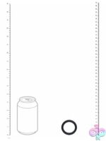 Levelz Wide O Silicone Cock Ring Black - Image 3