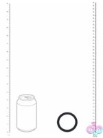 Levelz Wide O Silicone Cock Ring XL 50mm Black - Image 3