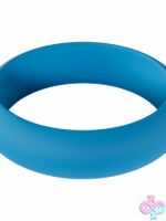 Levelz Wide O Silicone Cock Ring XL – Teal - Image 2