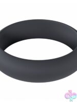 Levelz Wide O Silicone Cock Ring XXL 55mm Black - Image 2