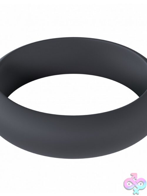 Levelz Wide O Silicone Cock Ring Xxl 55Mm Black - Image 2