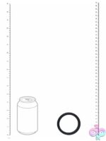 Levelz Wide O Silicone Cock Ring XXL 55mm Black - Image 3