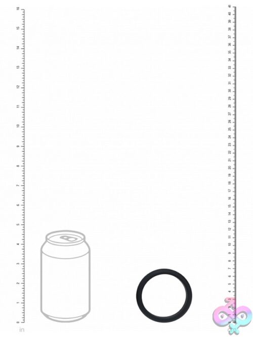 Levelz Wide O Silicone Cock Ring Xxl 55Mm Black - Image 3