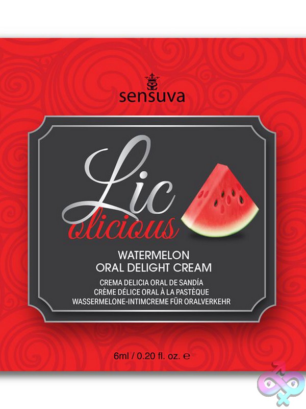 Discreet-Toys-Lic-O-Licious-Oral-Delight-Cream-Watermelon-6-Ml-Single-Use-Packet-Nu-Vl463 Lic-O-Licious Oral Delight Cream Watermelon Single-Use Packet By Sensuva