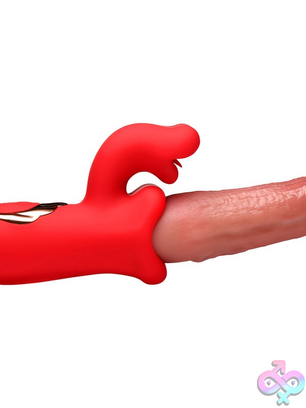 Discreet-Toys-Lickgasm-Deep-Licker-Licking-Tongue-Vibrator-Nu-Xr-Ah857 Licking Tongue Vibrator Lickgasm Deep Licker By Xr Brands In Red Silicone