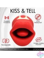 Lickgasm Kiss and Tell Mini Kissing and Vibrating Clitoral Stimulator - Red - Image 9