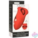 Lickgasm Kiss and Tell Mini Kissing and Vibrating Clitoral Stimulator - Red - Image 3