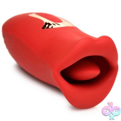 Lickgasm Kiss And Tell Mini Kissing And Vibrating Clitoral Stimulator - Red - Image 7
