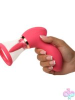 Lickgasm Plump Pleasure Licking & Sucking Clitoral Stimulator – Pink - Image 3