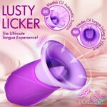Licking Violet Sucking and Licking Vibrator Purple - Image 4