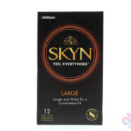 Lifestyle Condoms Sex Toys - Lifestyles Skyn Large - 12 Pack