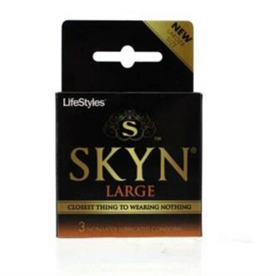 Lifestyles Skyn Large 3 Pack non-latex condoms by Lifestyle Condoms