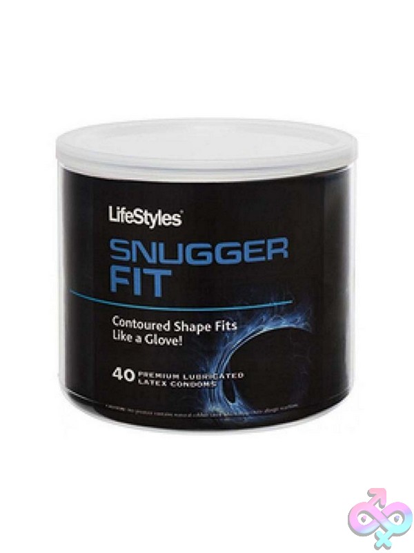 Discreet-Toys-Lifestyles-Snugger-Fit-Display-Bowl-40-Pc-Nu-Pm813356000224 Lifestyles Snugger Fit 40-Count Condom Display Bowl Clear Latex By Paradise Marketing