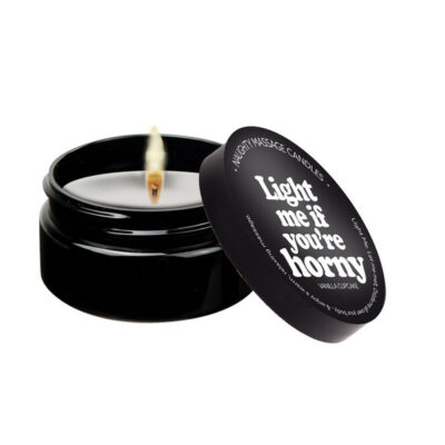 Light Me if You're Horny Massage Candle 2 Oz Vanilla by Kama Sutra