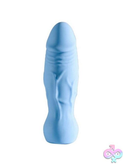 Lil Buddy Silicone Vibrator – Blue - Image 2