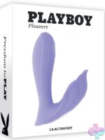 Lilac Fantasy dual clitoral and G-spot vibrator in purple silicone by Playboy Pleasure