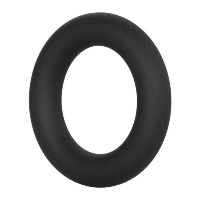 Link Up Ultra Soft Verge black silicone cock ring by CalExotics